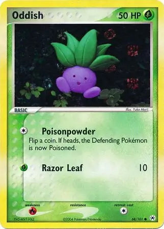 EX Hidden Legends Oddish #68/101 reverse holo